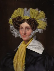 Mrs. Pearson (valószínűleg Sarah Thompson Pearson), 1837 körül (olaj, fapanel)