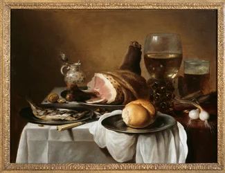 Reggeli darab, 1640 körül (olaj, panel)