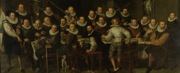 Gillis Jansz Valckenier kapitány és Pieter Jacobsz Bas hadnagy társasága, Amszterdam, 1599