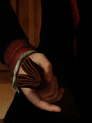 Jan van Eyewerve portréjának részlete
