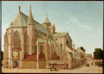 St. Mariakerk, Utrecht, Hollandia (olaj, fa)