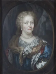 Anna thüringiai és taxiszi hercegnő (olaj, réz)