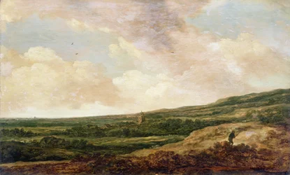Táj vadászattal (panel)