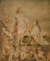 Avilai Szent Teréz látomása c. 1635.