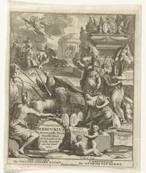 Az 1702-es európai Merkúr címlapja Európai Mercury, tizenharmadik darab, első rész. Tartalmazza az 1702-es év első hat hónapját (cím a tárgyon)