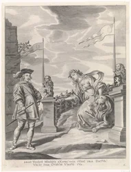 Ferdinánd megkapja a város kulcsait Gent város szűzétől A bíboros-csecsemő örömteli belépése Gentben, 1635 (sorozat címe)