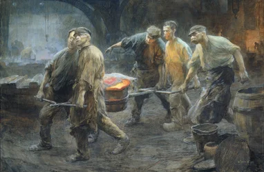 Egy vasöntöde belseje