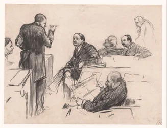 képviselők, H.C. Verniers van der Loeff, A.J.W. Farncombe Sanders, G. M. van der Linden, J. Willink és Jhr. Mr. Ruys van Beerenbroek