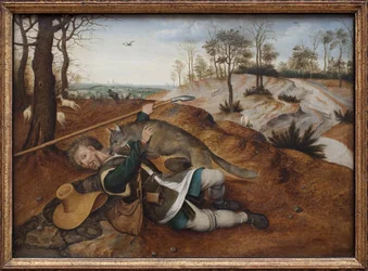 Jó lelkész. Pieter Brueghel II (1564-1638) festménye, olaj, fa