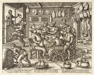 A Kövér konyha, kocsma. C. 1585