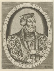 Habsburg I. Ferdinánd német császár portréja Uralkodók portréi (sorozat címe)