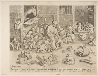 A szamár az iskolában, 1557