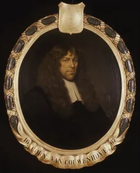 Cornelis van Couwenhove, a Holland Kelet-Indiai Társaság rotterdami kamara igazgatója, 1667-ben megválasztott portréja