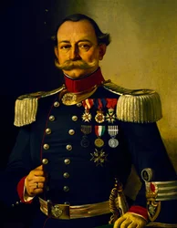 Olasz ezredes portréja (olaj, vászon)