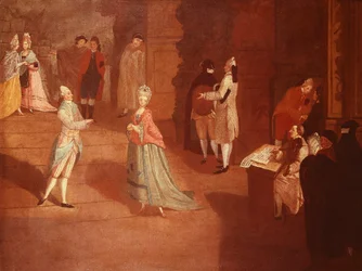 Táncpróba, Pietro Longhi (1701-1785)