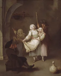 A tánc, 1750 körül (olaj, vászon)