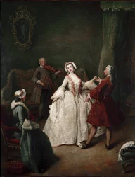 A tánclecke (olaj, vászon, kb. 1741)