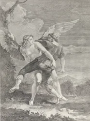 Jákob birkózik az angyallal, 1730-39.