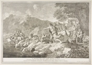 A keserű víz csodája édeské tette az Il Miracolo delle Acque Bare Mutate-et Dol ...-ban, 1743-63.