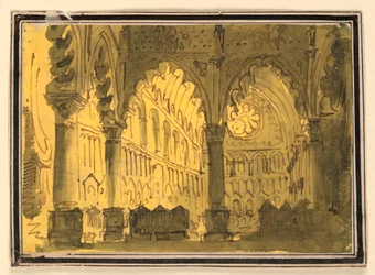 Színpadtervezés, templombelső