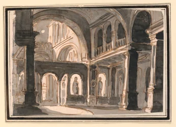 Színpadtervezés, templombelső