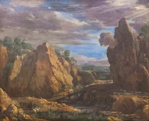 A tolfai timsóbányák, 1630 körül (olaj, vászon)