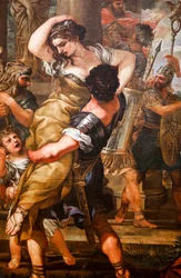 A szabinok megerőszakolása 1629. (Olaj, vászon)