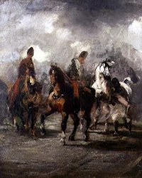Riders (olaj, vászon)