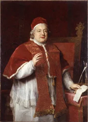XIII. Kelemen pápa portréja 1693-1769, 1760.