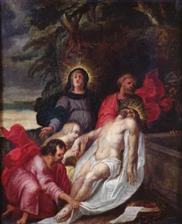Krisztus síremléke, 1699 (olaj, réz)