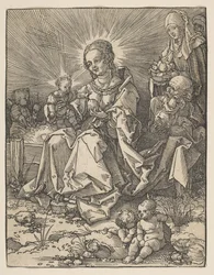 Madonna a füves parton, 1526.