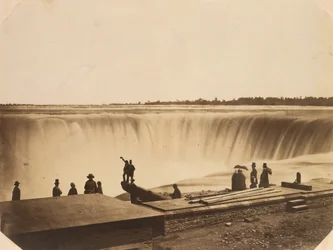 Niagara-vízesés, kb. 1855.