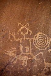 Petroglifák, Chaco Culture National Historical Park, 2014 (fotó)
