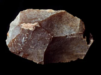 Őstörténet: kőkaparóra vágva. Felső paleolitikum, Magdolna. Verone, Polgári Természettudományi Múzeum, Olaszország