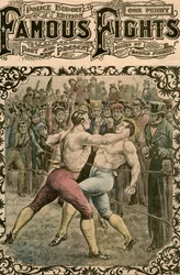 Harc Dick Curtis és Jack Perkins között, 1828, 19. század vége vagy 20. század eleje.