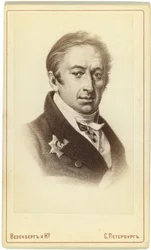 Nikolay M. Karamzin szerző és történész portréja 1766-1826