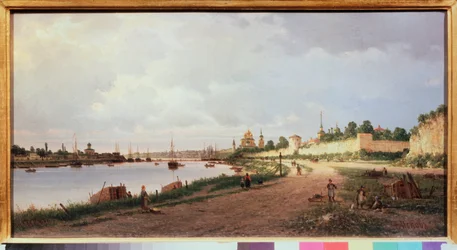 Pszkov (Oroszország) (Pszkov) - Pjotr ​​Petrovics Verescsagin (Pjotr ​​Verescsagin) (1836-1886) festménye, olaj, vászon