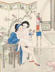 Erotikus festészet, késői Qing-dinasztia