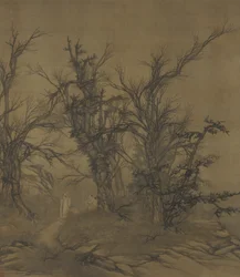 Magasztos tudós Autumn Woodsban, 1730-1740