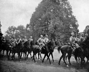 Dán huszárok Bernsdorffnál, 1908