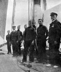 A Britannia jacht fedélzetén, 1908