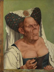 Egy idős nő. A csúnya hercegné, kb. 1513