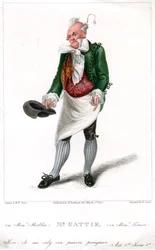 Gattie úr mint Monsieur Morbleu a Monsieur Tonsonban, 1822.