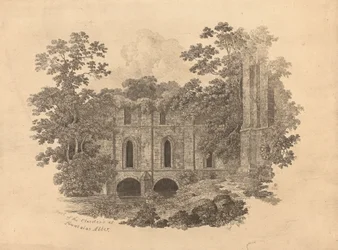 A Fountains Abbey kolostorának része