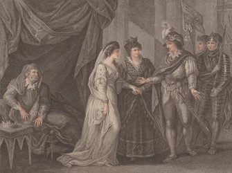 A Troye-i Szerződés megkötése, ahol V. Henrik, Anglia királya megkapja a Pr...-t, 1788.