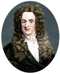 Isaac Newton angol matematikus, csillagász és fizikus, 1818