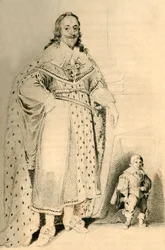 Jeffery Hudson, 30 éves, 18 hüvelyk magas. - Törpe Károly királynak, 1821.