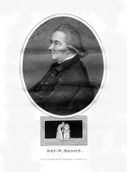 William Mason tiszteletes angol költő, szerkesztő és kertész, 1815.