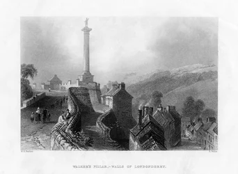 Walkers Pillar, Londonderry, Észak-Írország, 1860