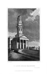 St Annes Church, Wandsworth, London, 1830.